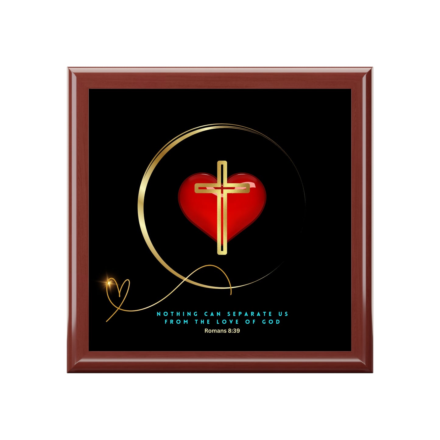Christian Jewelry Box, God Loves You, Confirmation Gifts, Communion Gifts, holiday gift, Gift for loved ones