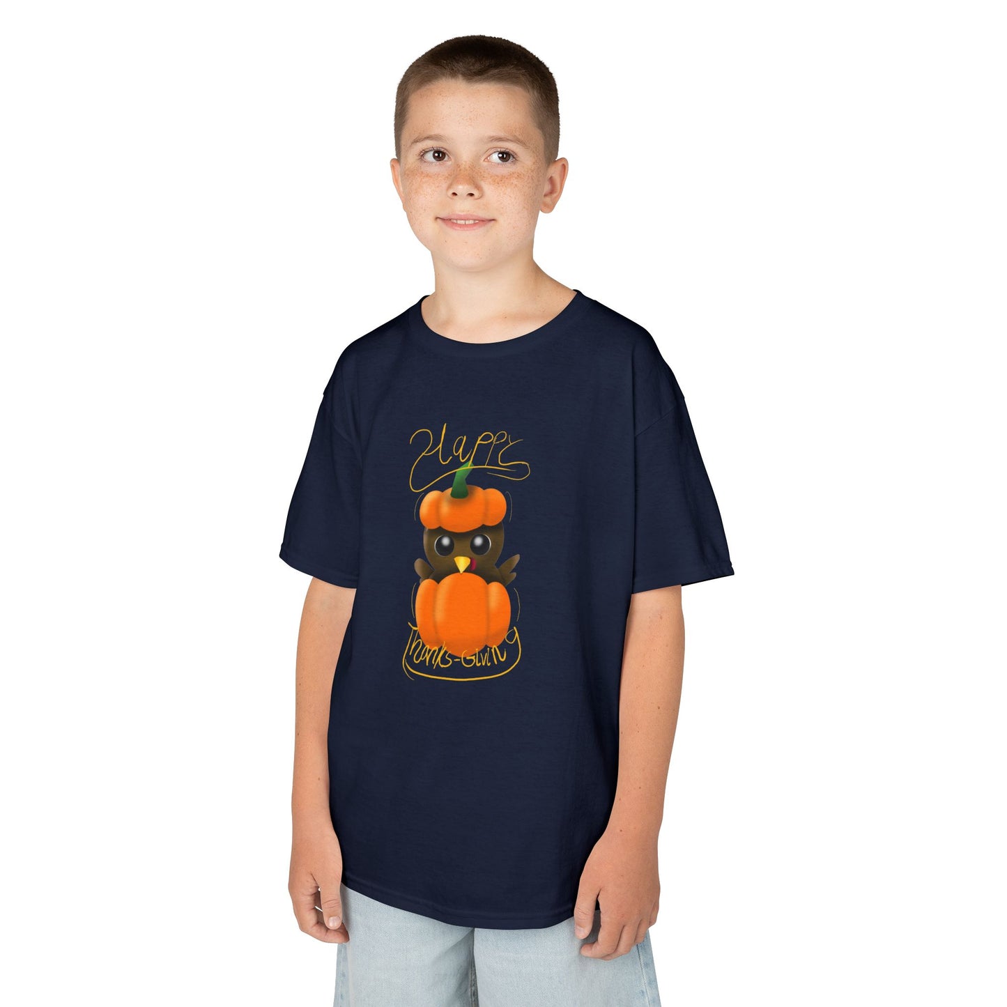 Kids Thanksgiving T-Shirt, gift for kids, inspirational festive tee