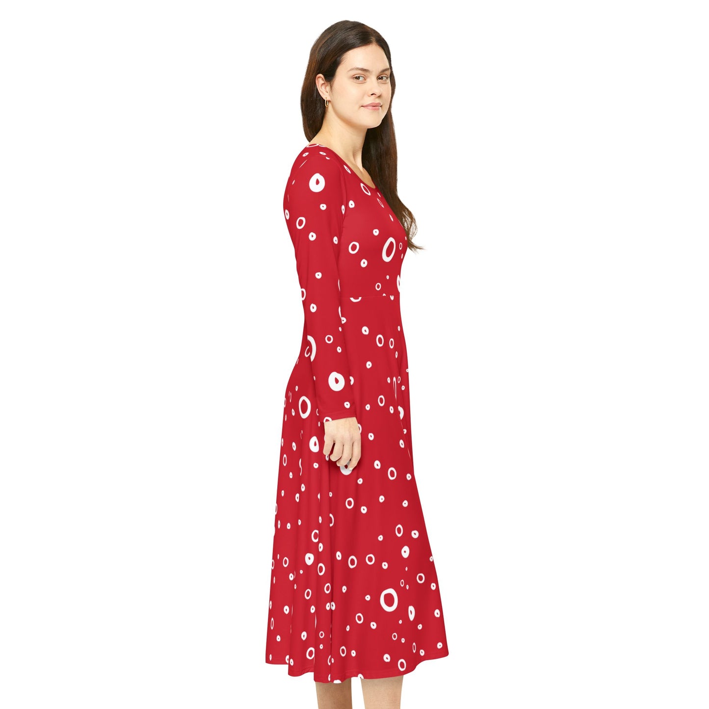 Polka Dot dress, gift for her, Dance Dress, holiday dress