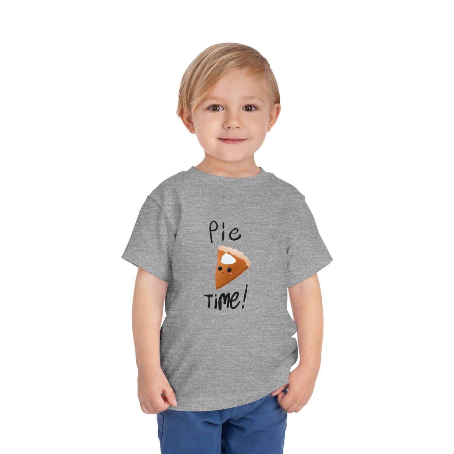 Pie Design Thanksgiving Toddler Tee, Kids Autumn Gift Shirt, Thanksgiving Kids T-Shirt, Fall Pie Shirt for Kids, Cute Pumpkin Pie Tee