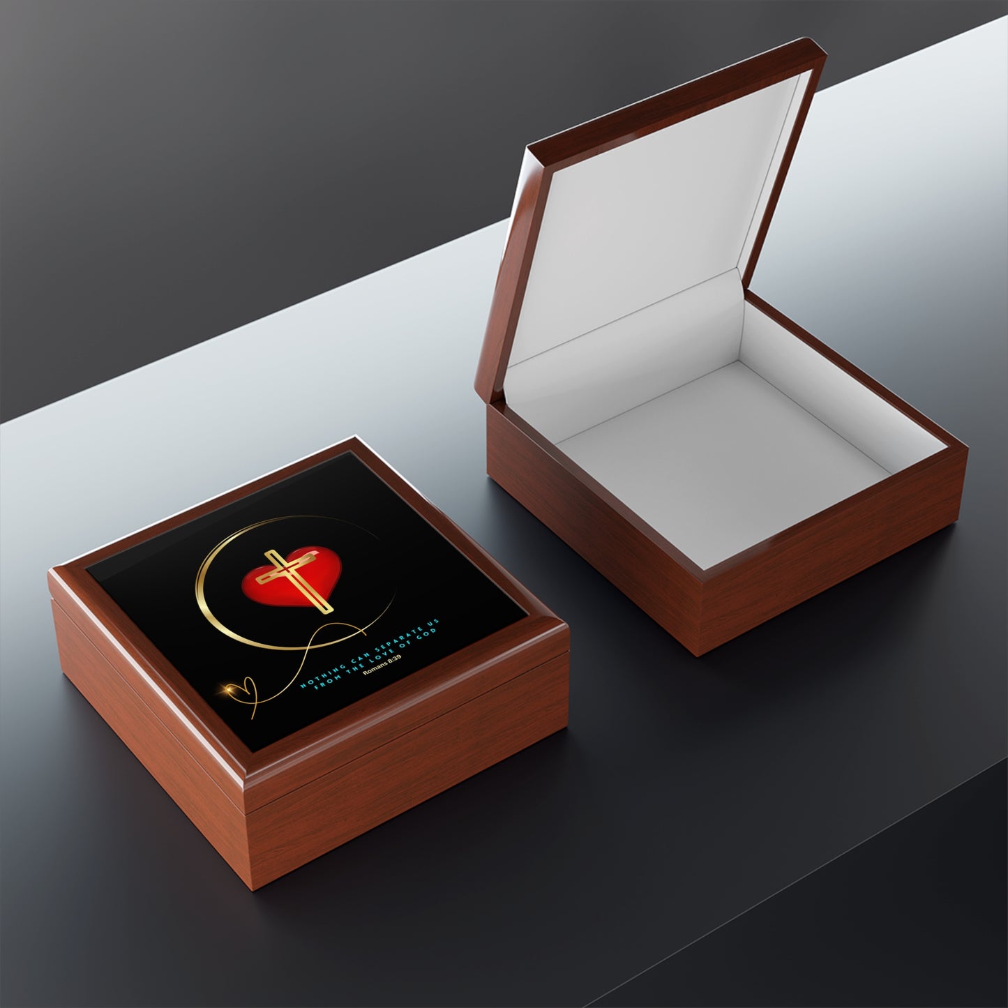 Christian Jewelry Box, God Loves You, Confirmation Gifts, Communion Gifts, holiday gift, Gift for loved ones
