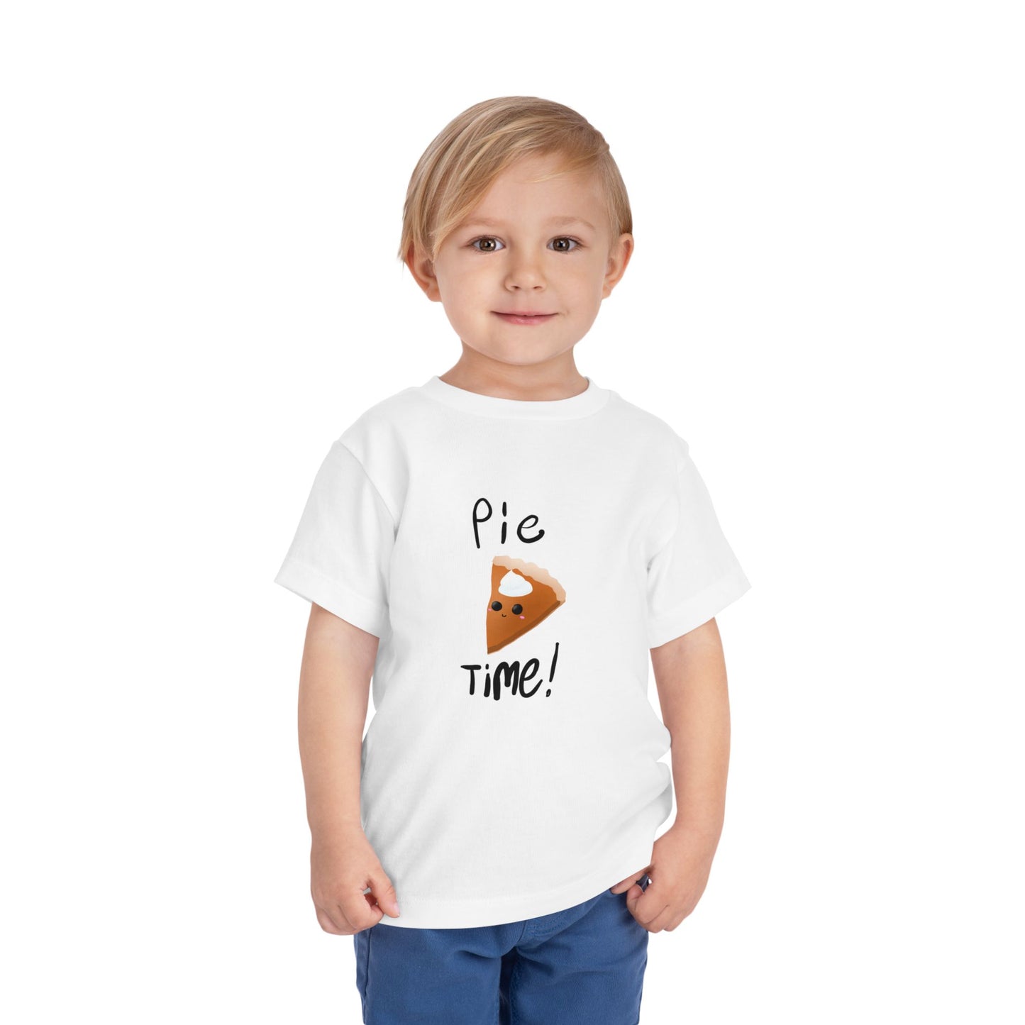 Pie Design Thanksgiving Toddler Tee, Kids Autumn Gift Shirt, Thanksgiving Kids T-Shirt, Fall Pie Shirt for Kids, Cute Pumpkin Pie Tee