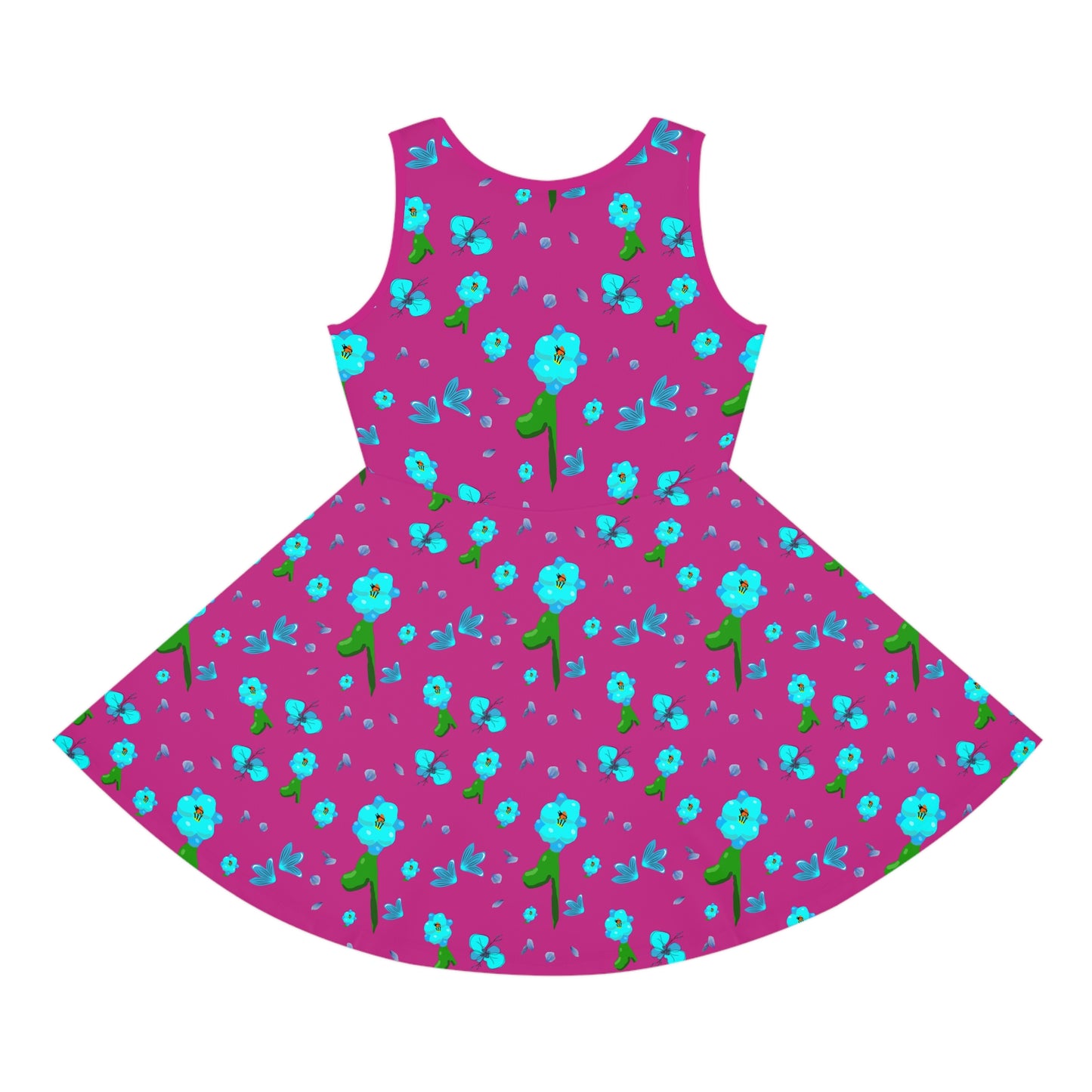 Girls' Sleeveless flower dress