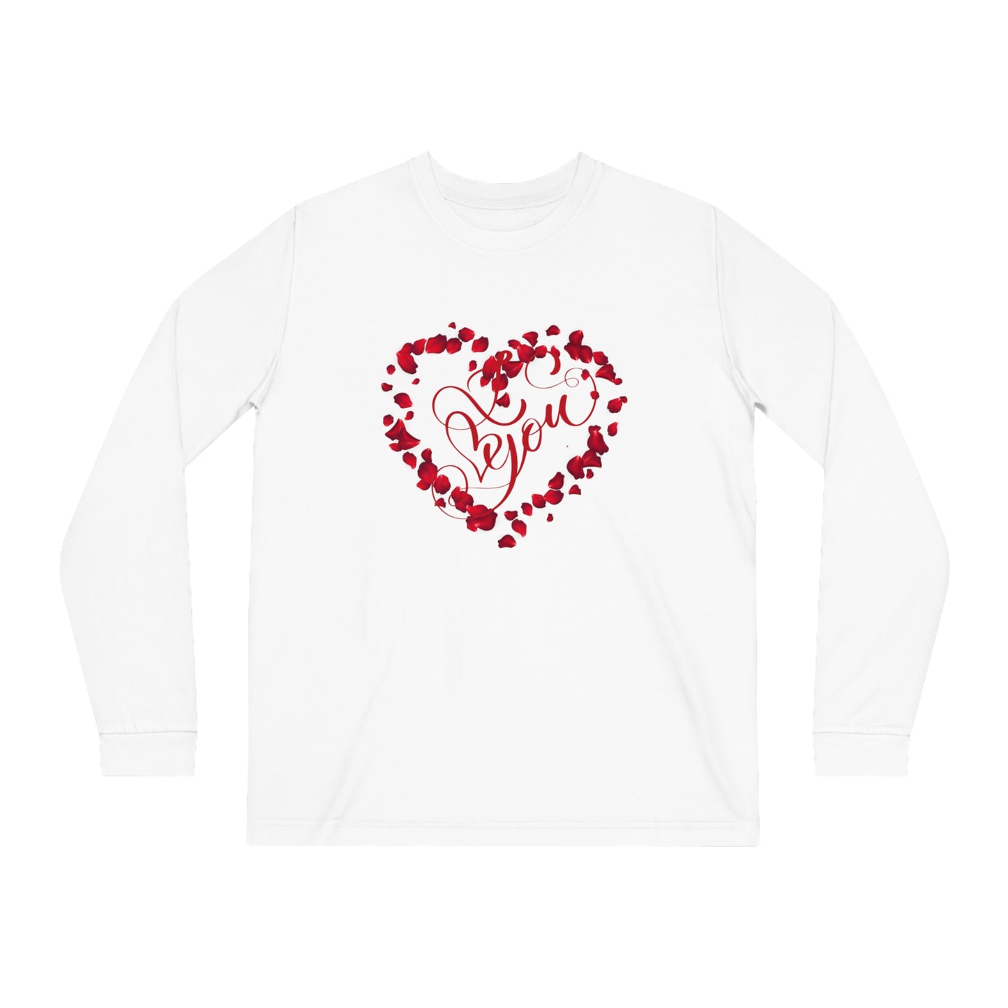 Organic Long Sleeve Tee, love tee, gift for her, 100% organic clothing