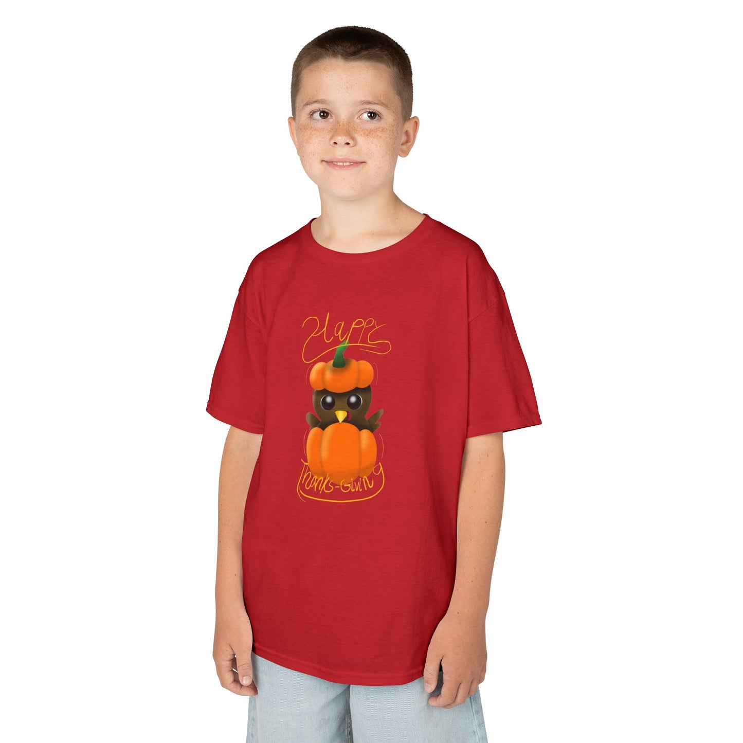 Kids Thanksgiving T-Shirt, gift for kids, inspirational festive tee