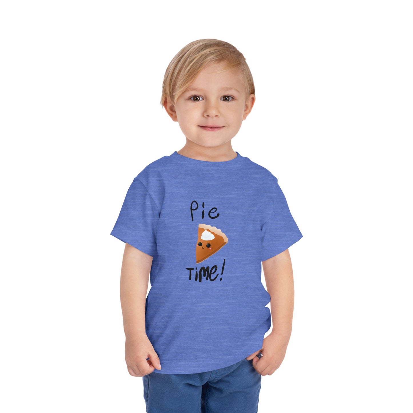 Pie Design Thanksgiving Toddler Tee, Kids Autumn Gift Shirt, Thanksgiving Kids T-Shirt, Fall Pie Shirt for Kids, Cute Pumpkin Pie Tee