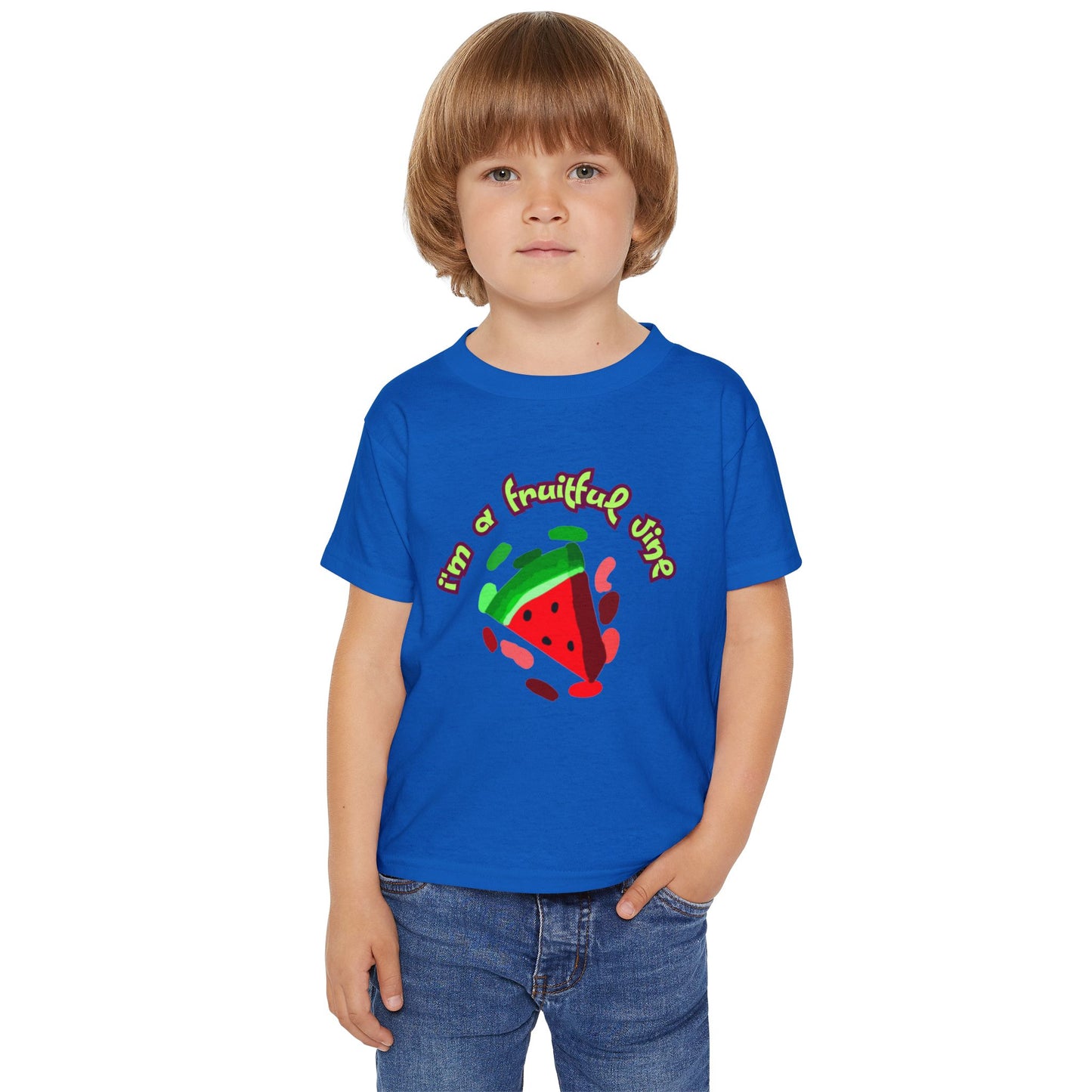 Kids Fruitful Vine Toddler T-shirt, Watermelon t-shirt for kids, gift for kids, inspirational tee