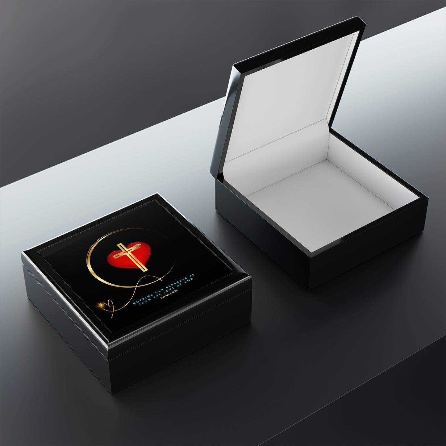 Christian Jewelry Box, God Loves You, Confirmation Gifts, Communion Gifts, holiday gift, Gift for loved ones
