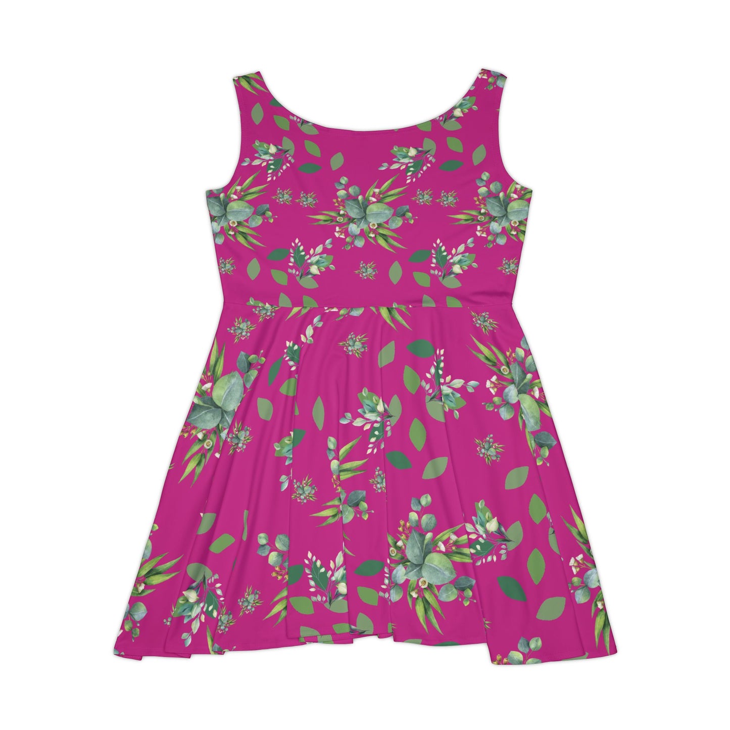 Flower Skater Dress for Women - Summer Dress, Gift for Her