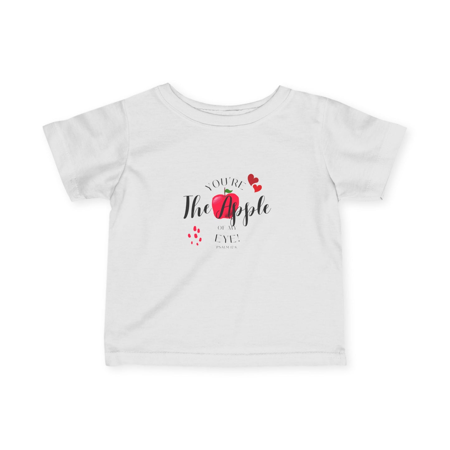 You are the apple of my eye bible verse, baby tee , gift for kids