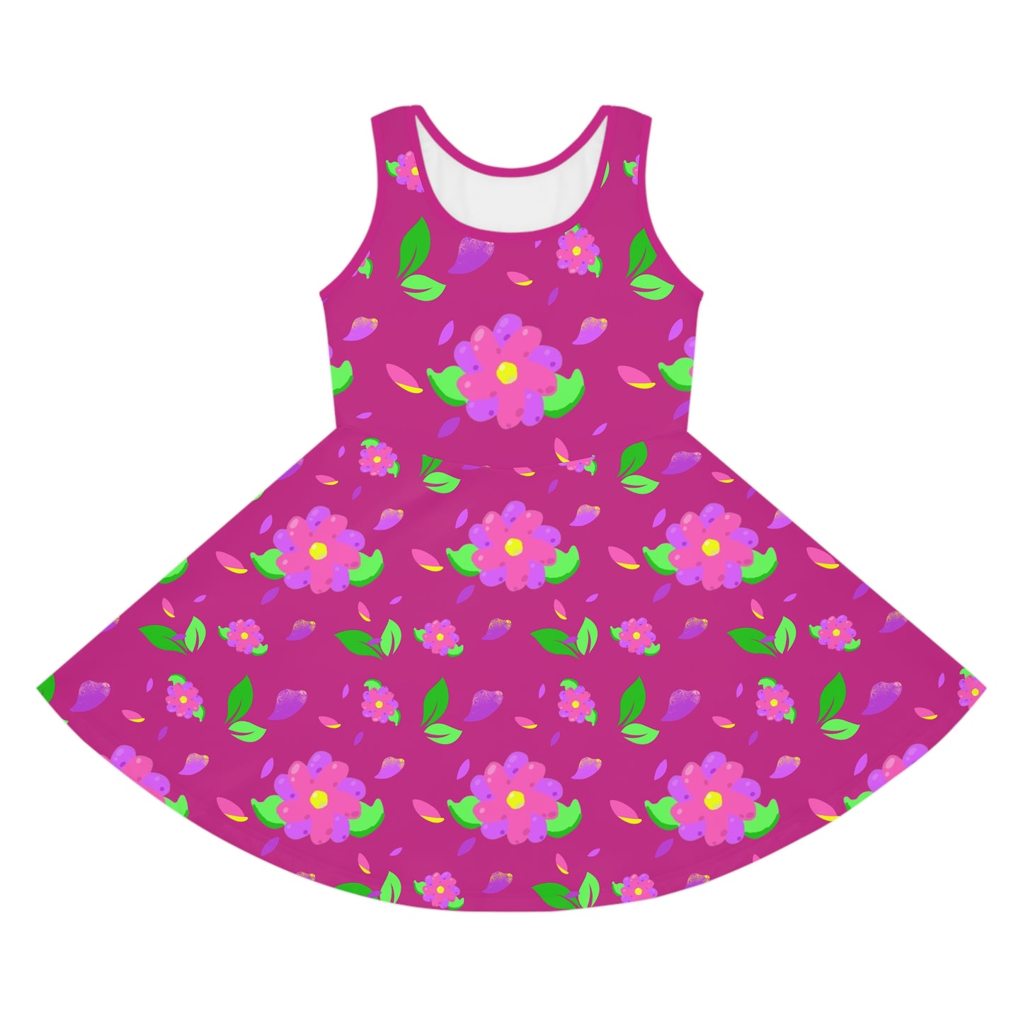 Kids Flowering Sleeveless Sundress