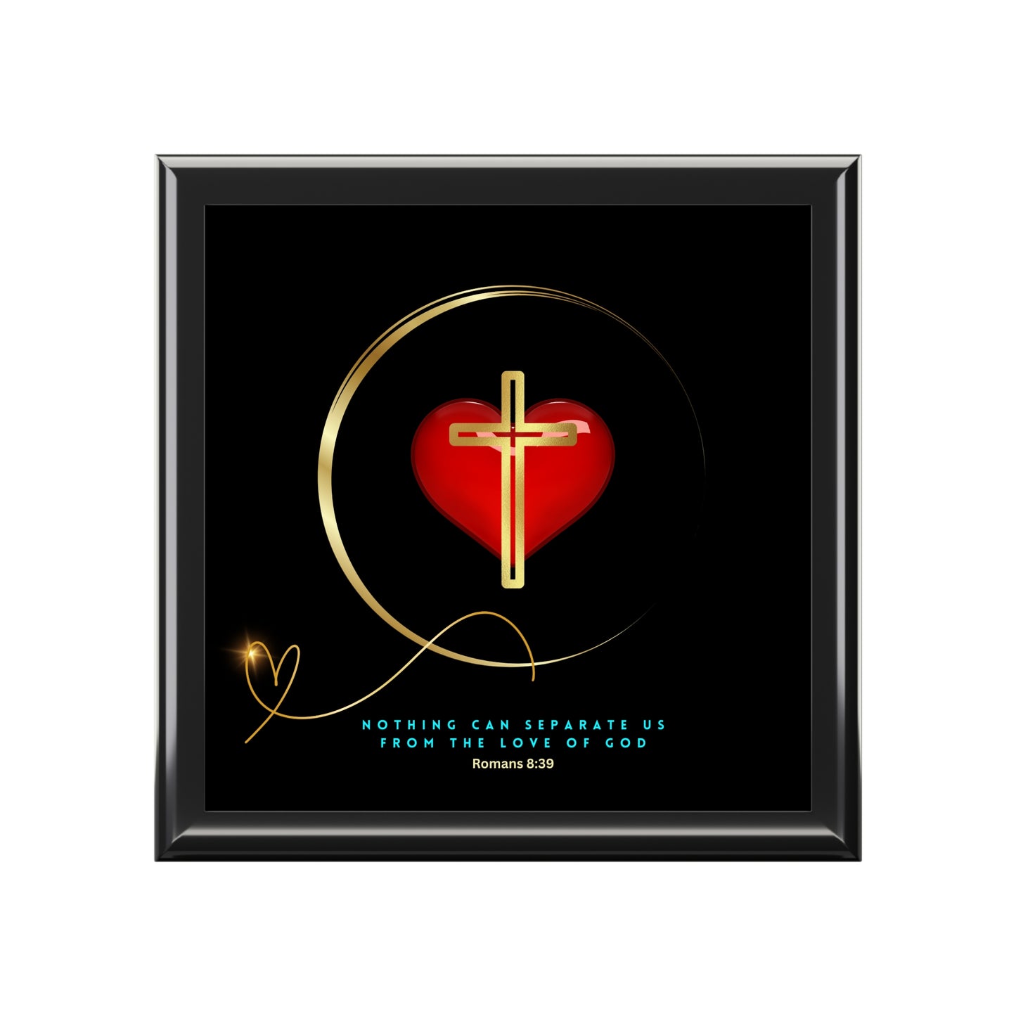 Christian Jewelry Box, God Loves You, Confirmation Gifts, Communion Gifts, holiday gift, Gift for loved ones