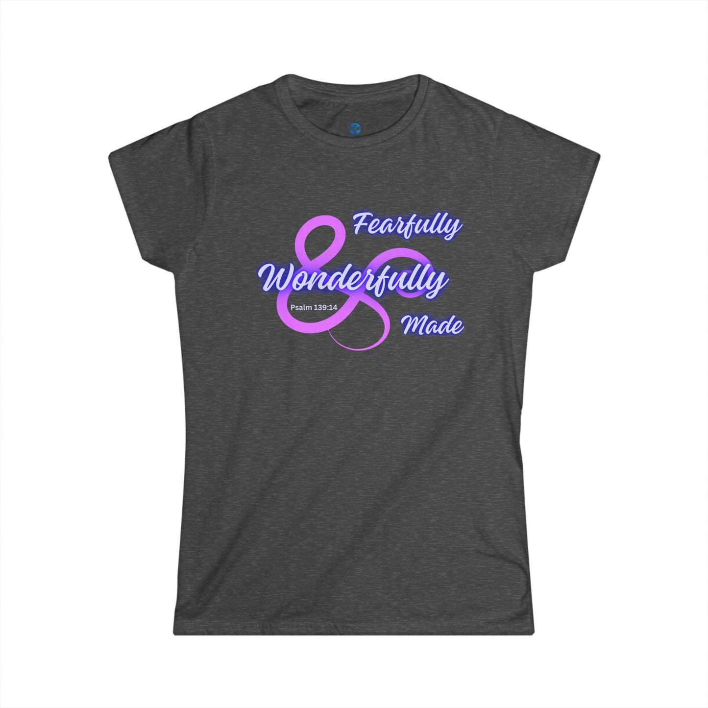 Fearfully and Wonderfully Made bible verse t-shirt, Inspirational Faith Tee, beautiful gift for her