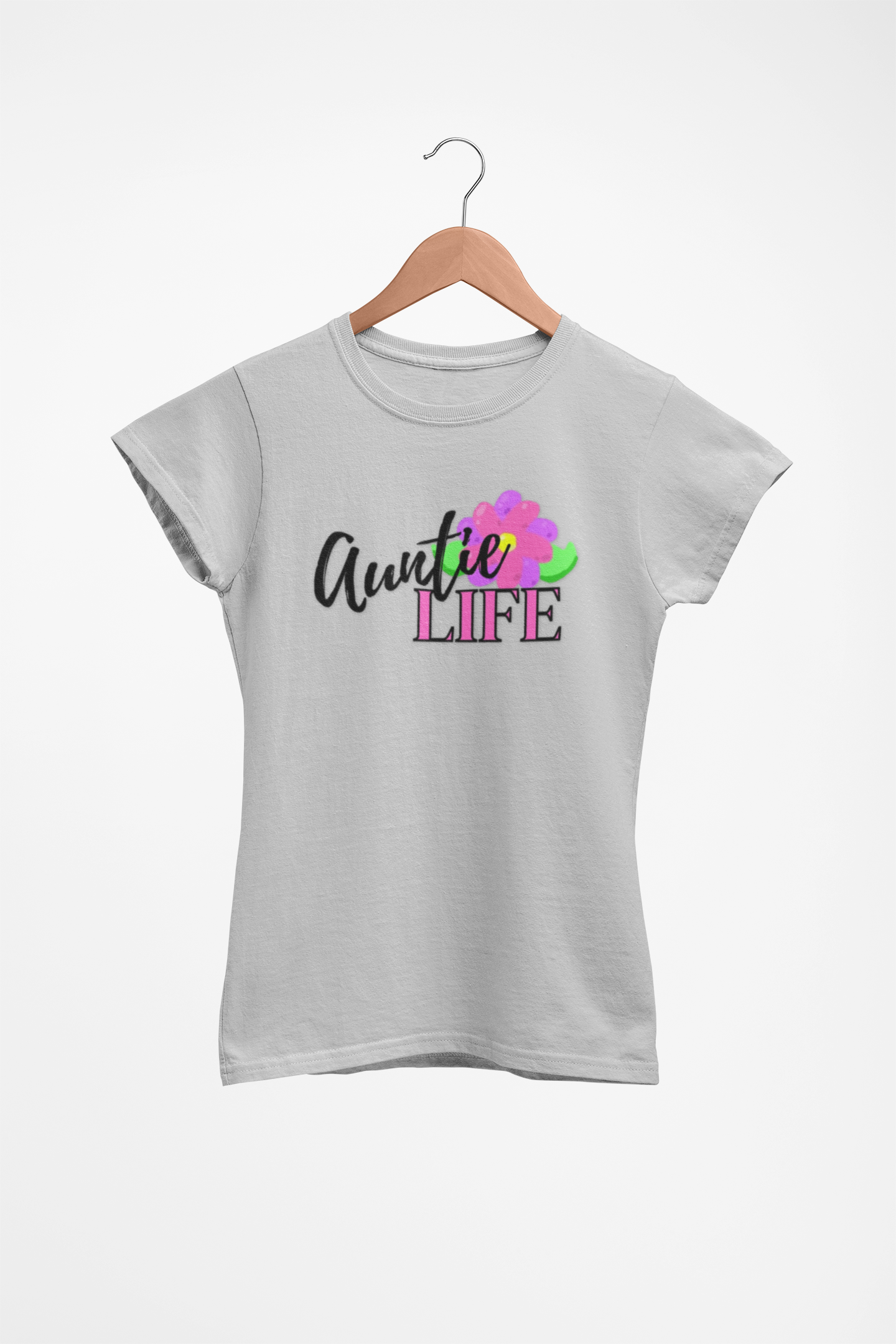 Women's Tee - Auntie Life T-Shirt Gift for Her, Birthday gift, Inspirational Design