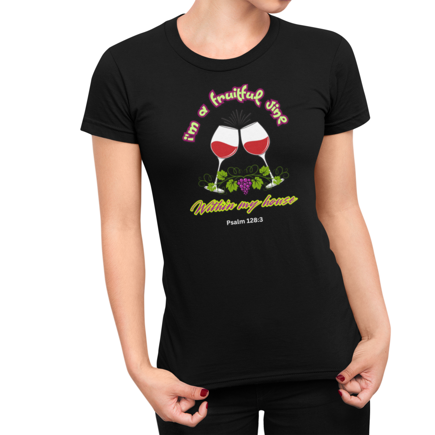 Fruitful Vine Women's Tee - Inspirational Bible Verse Shirt for Women, gift for her