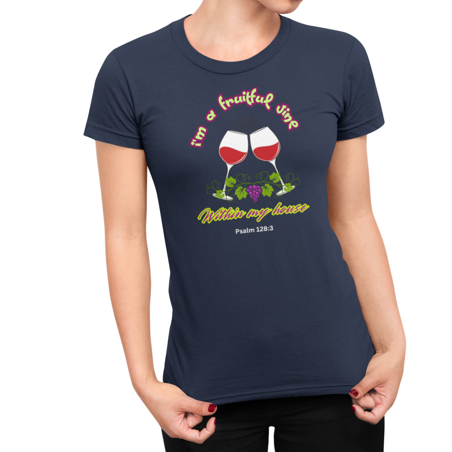 Fruitful Vine Women's Tee - Inspirational Bible Verse Shirt for Women, gift for her