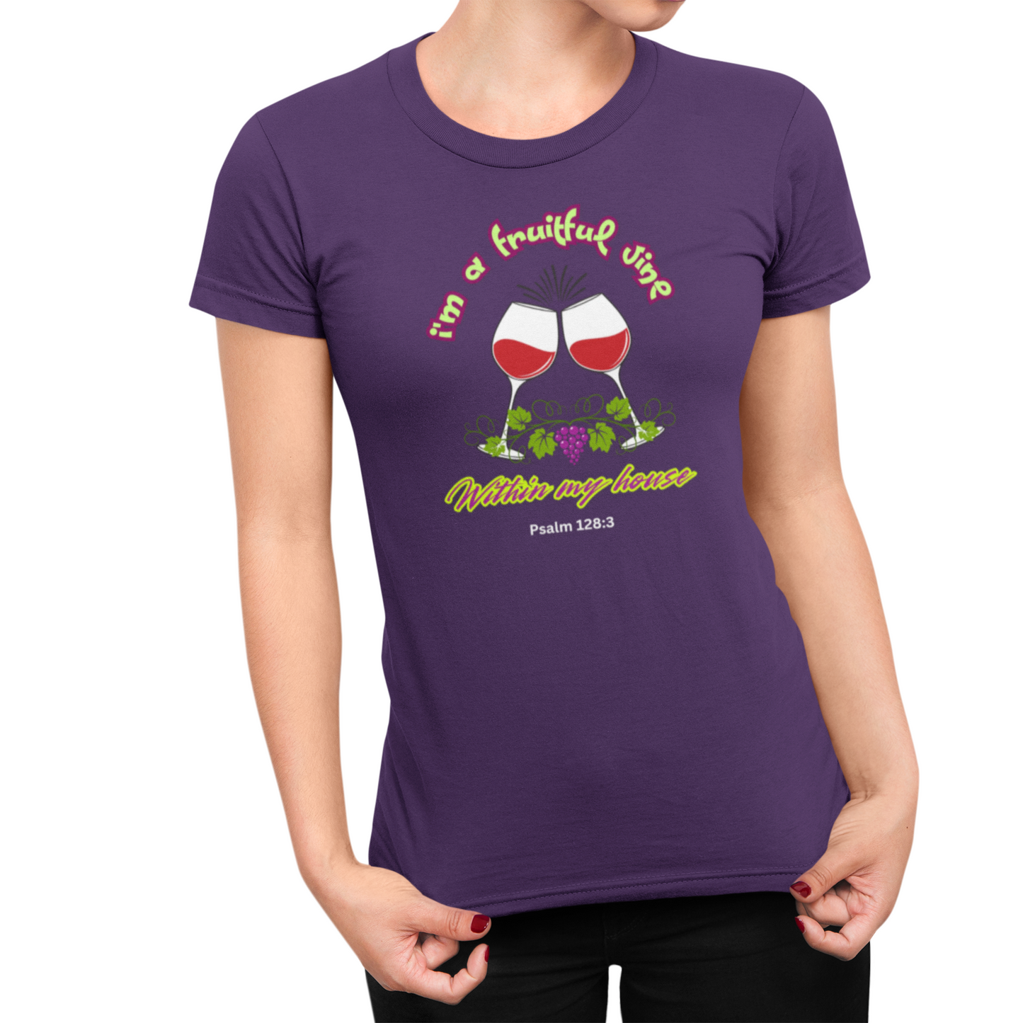 Fruitful Vine Women's Tee - Inspirational Bible Verse Shirt for Women, gift for her