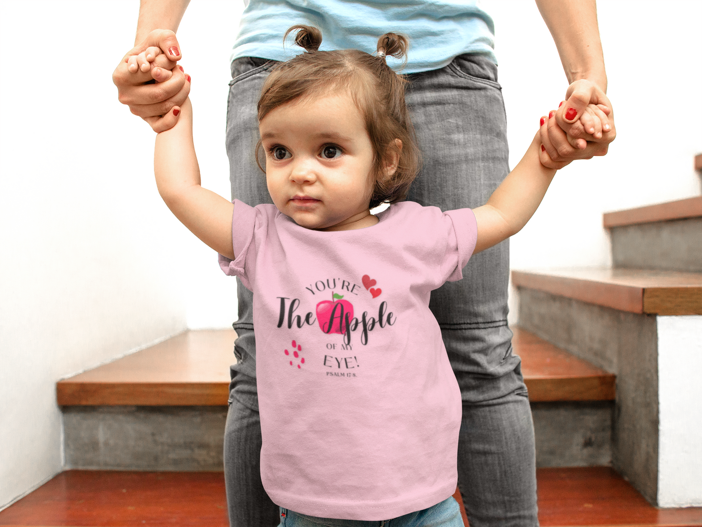 You are the apple of my eye bible verse, baby tee , gift for kids
