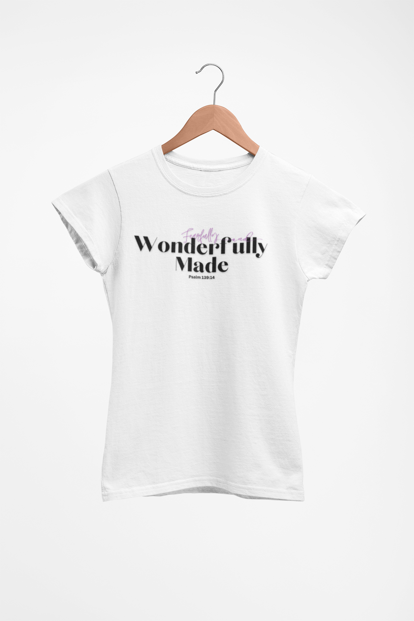 Christian Women's Tee - Fearfully and Wonderfully Made, Inspirational Bible Verse Shirt, gift got her