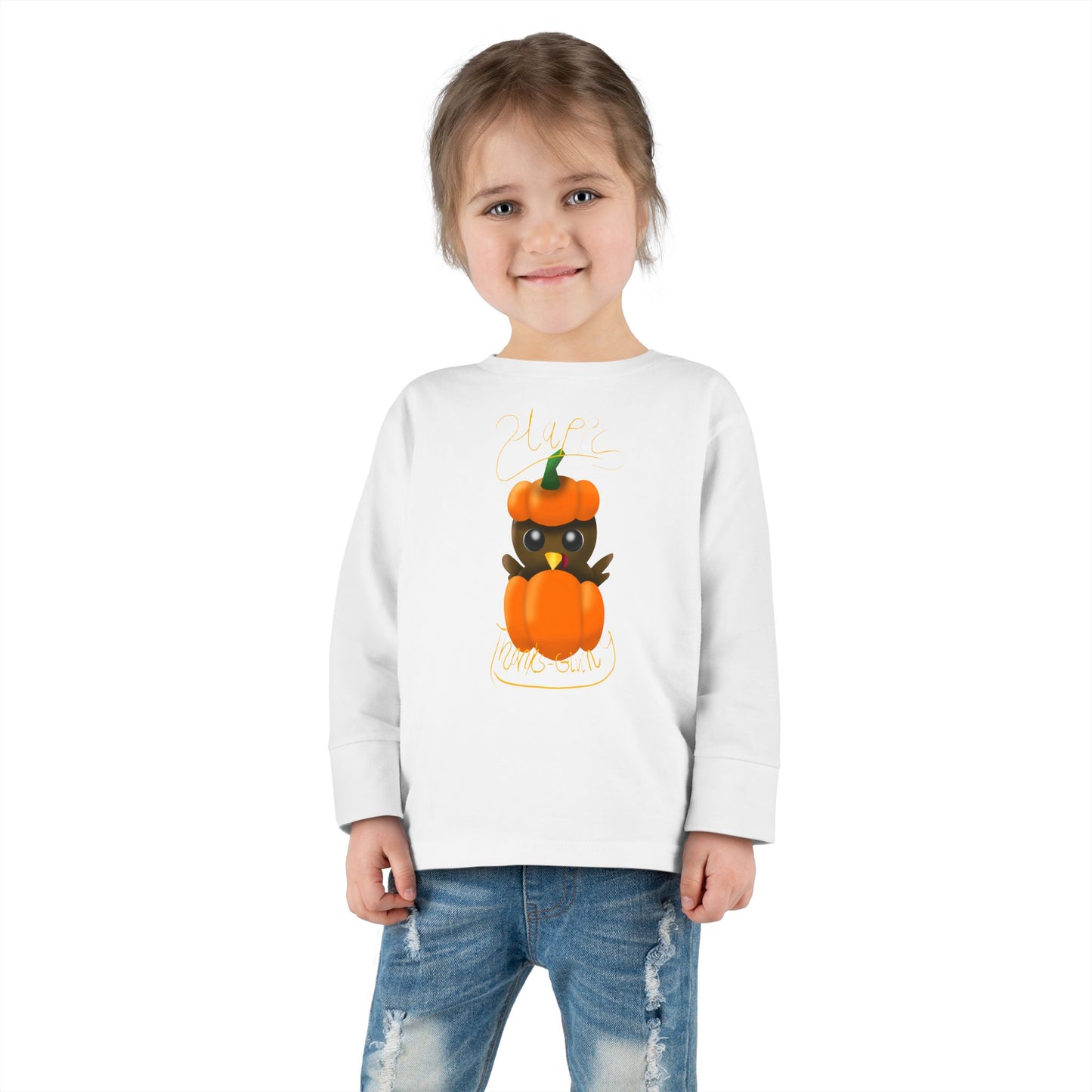 Toddler Pumpkin Sweatshirt, inspirational holiday sweatshirt for kids, gift for kids
