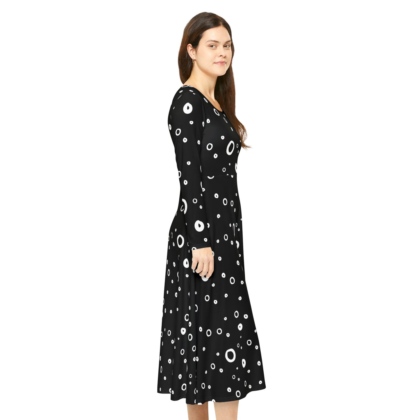 Polka Dot Dance Dress for woman, gift for her, holiday gift