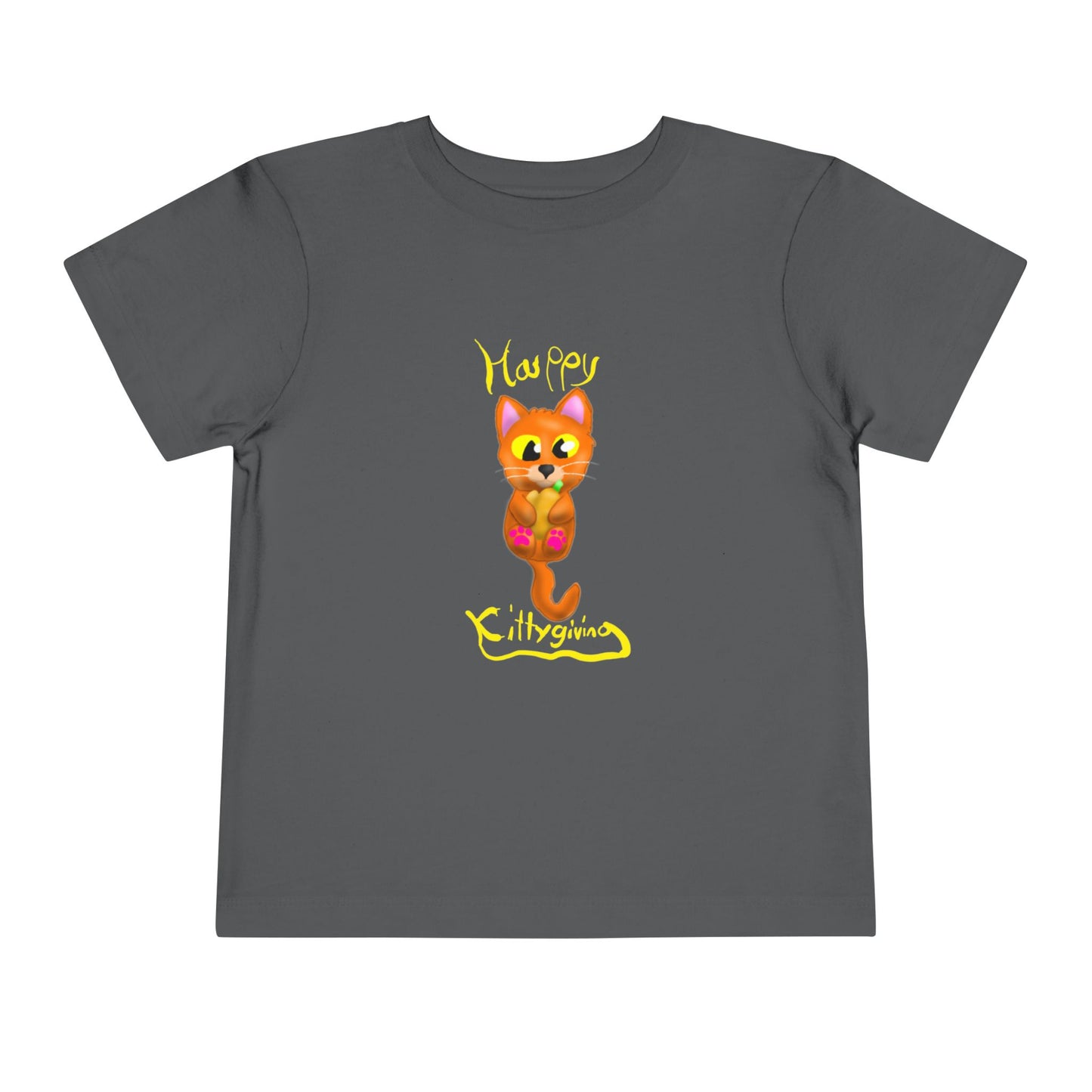 Cute Toddler Cat Tee, Kids Animal Shirt, Fun Summer Top, Birthday Gift for Boys & Girls, Adorable Cat Graphic Tee