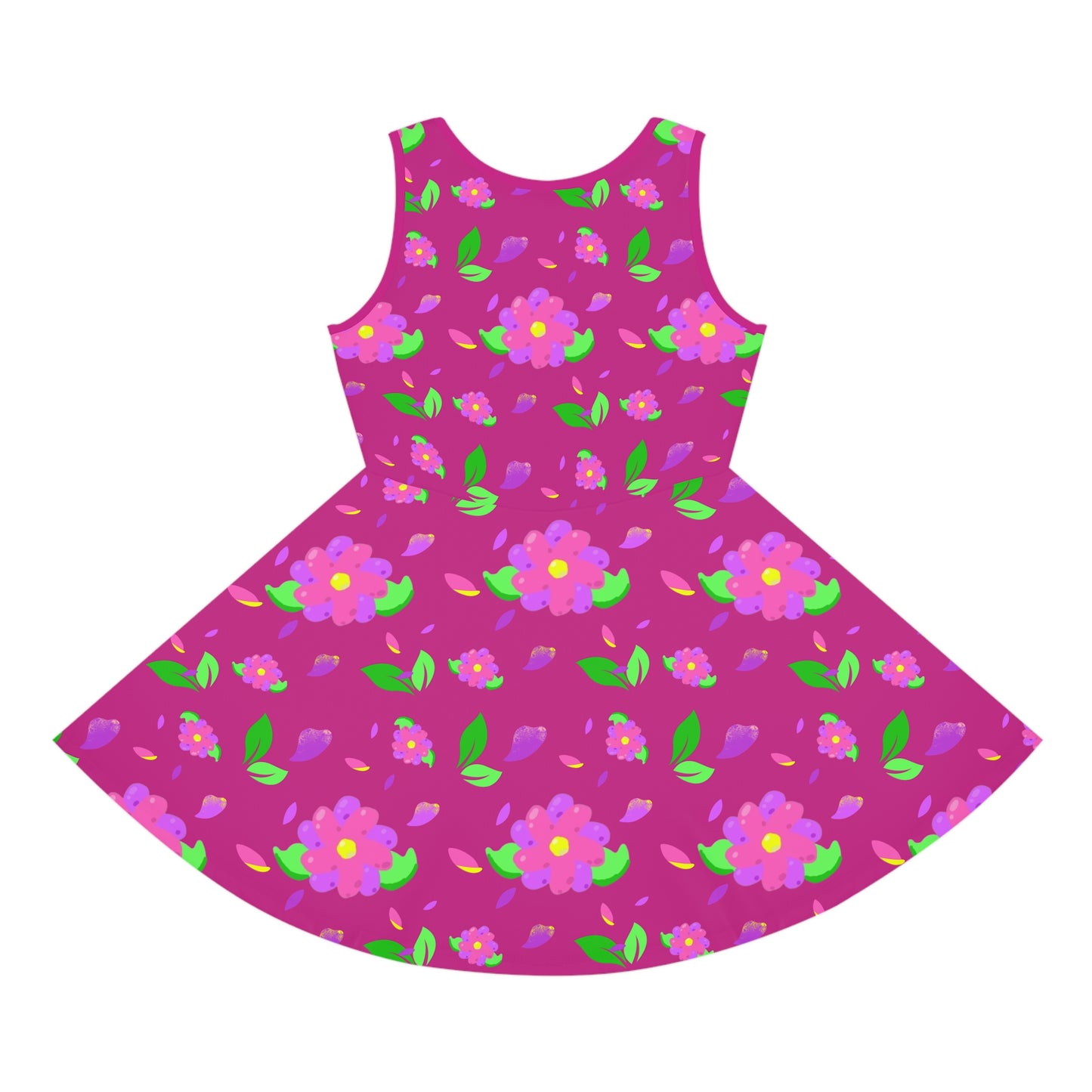 Kids Flowering Sleeveless Sundress