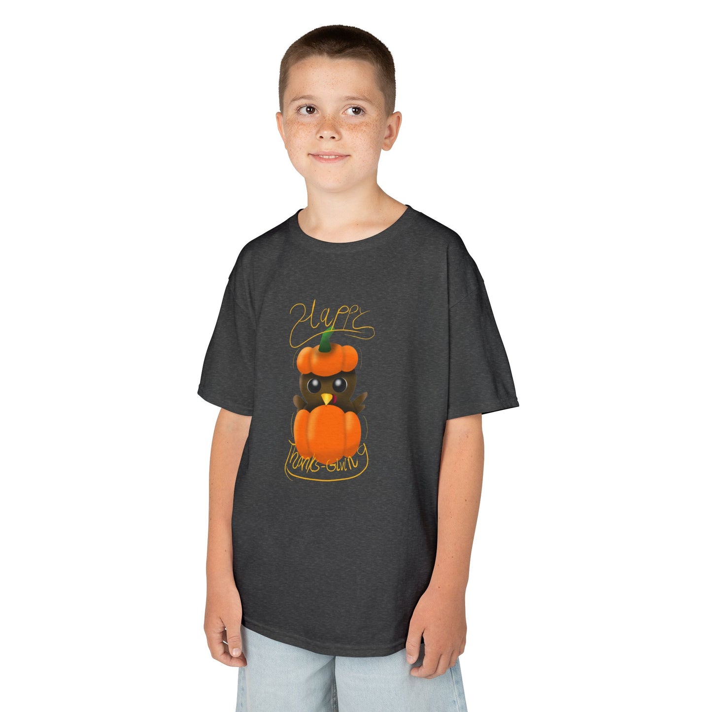 Kids Thanksgiving T-Shirt, gift for kids, inspirational festive tee