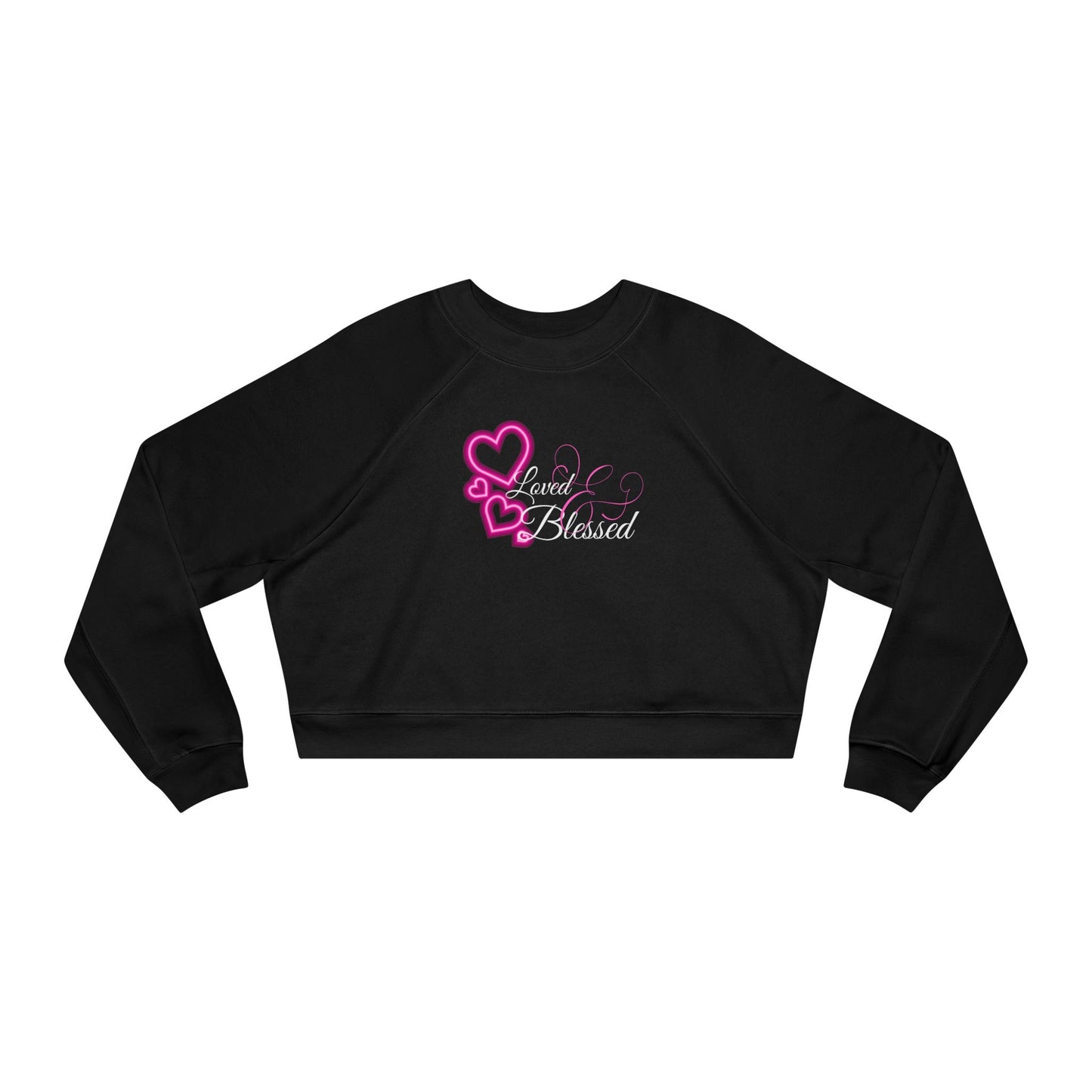 Women's Sweatshirt, Love Heart Blessed Faith Gift, gift for her