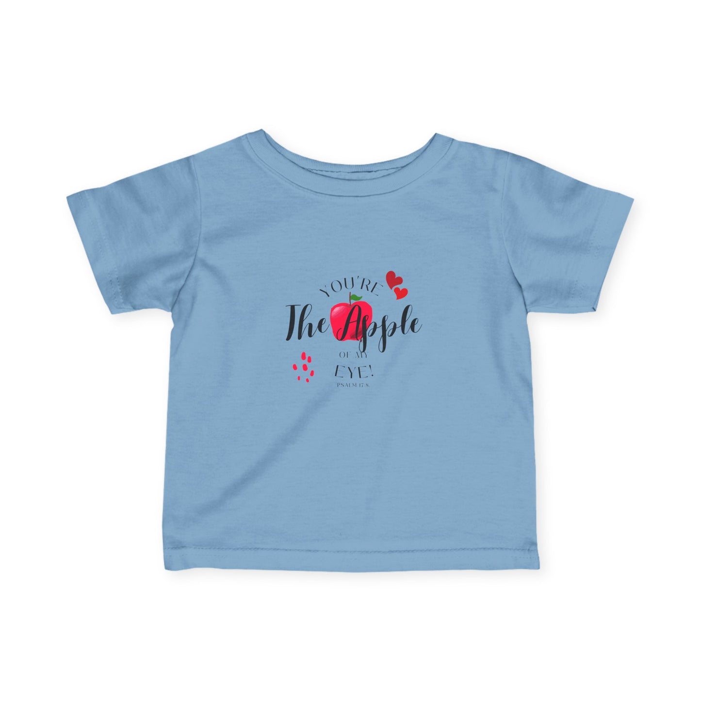 You are the apple of my eye bible verse, baby tee , gift for kids
