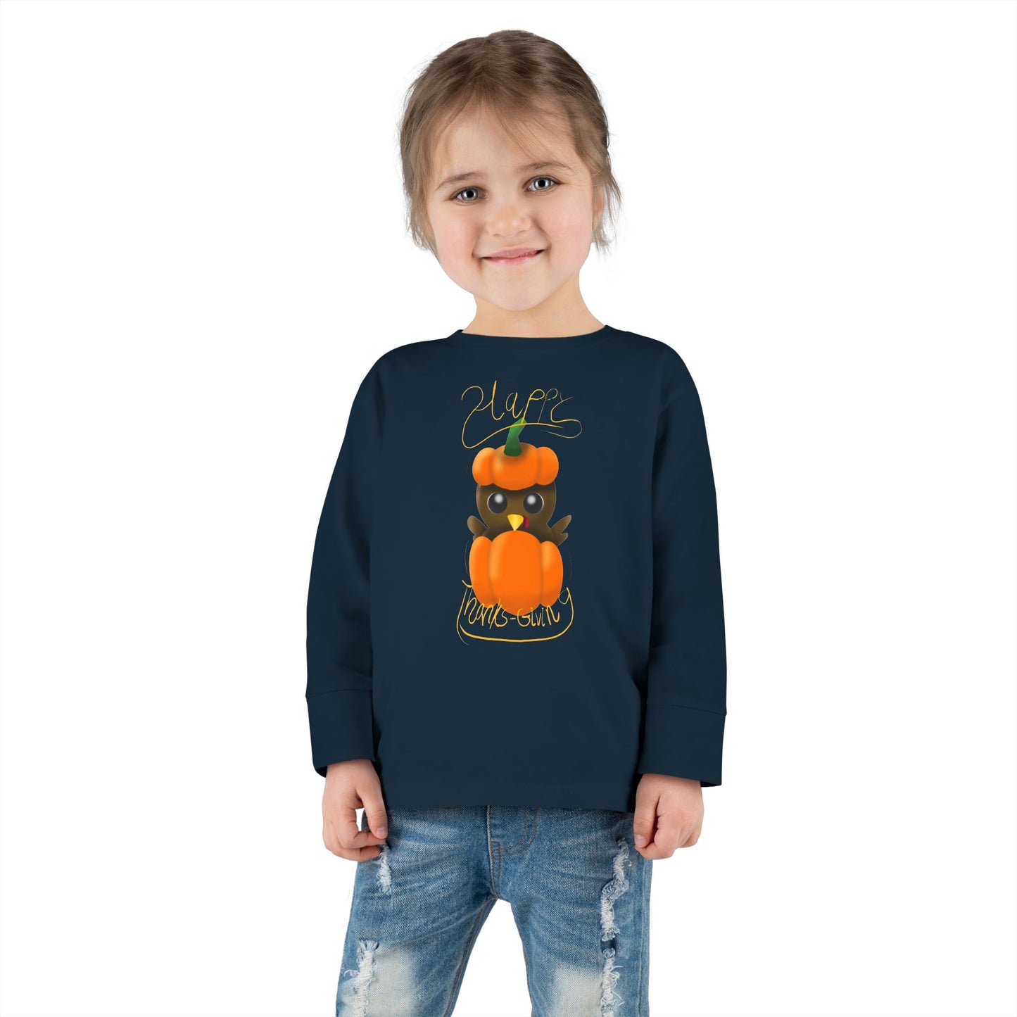 Toddler Pumpkin Sweatshirt, inspirational holiday sweatshirt for kids, gift for kids