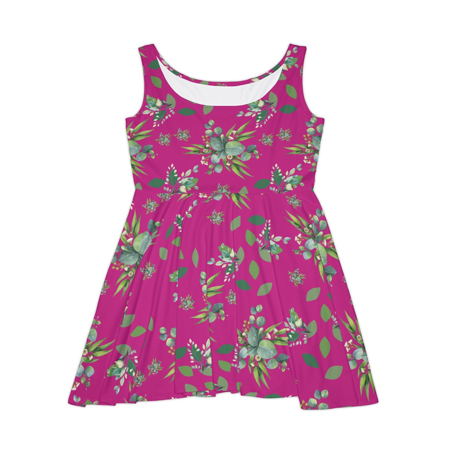 Flower Skater Dress for Women - Summer Dress, Gift for Her