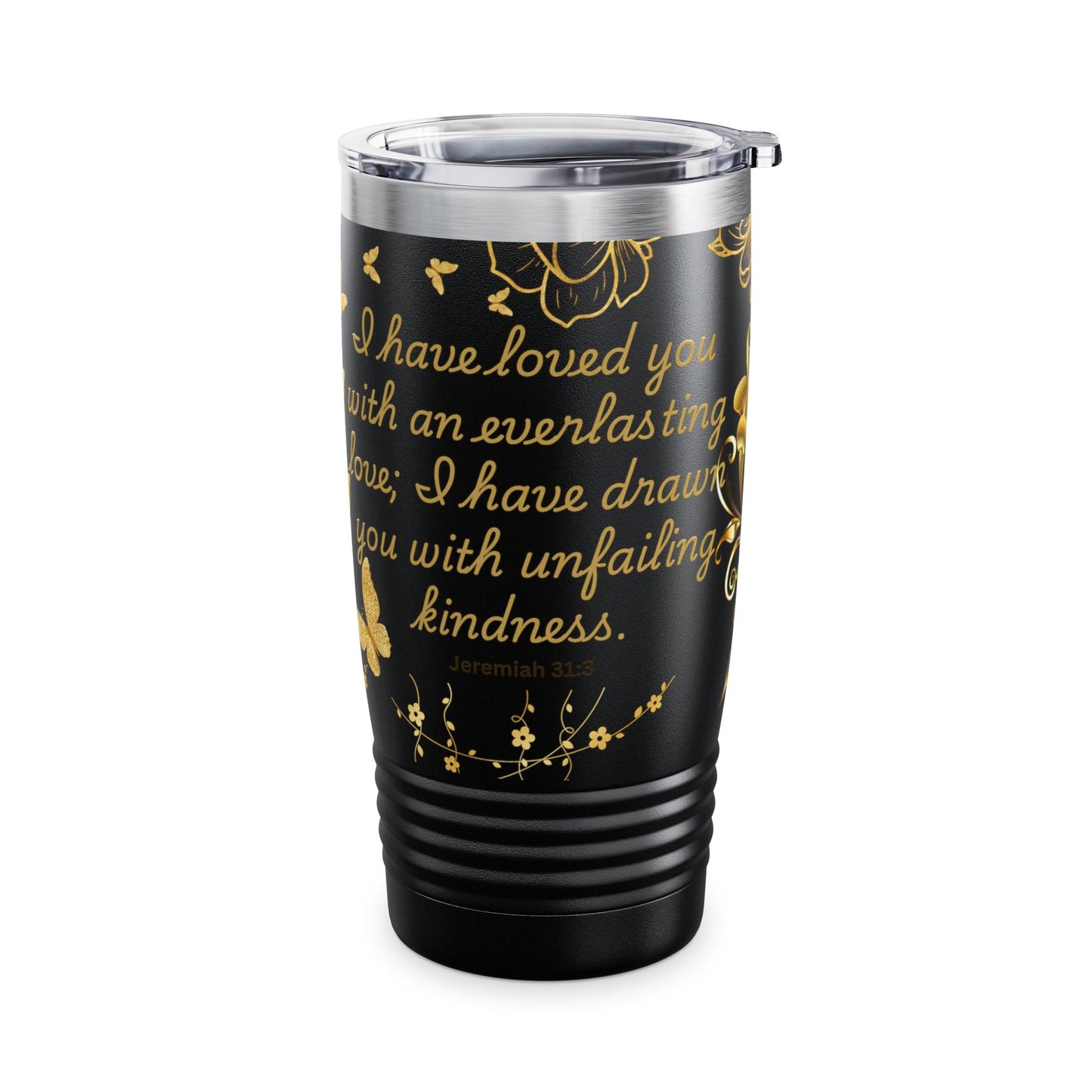 Faithful Love Tumbler, Christian Gift for Her, Everlasting Faith Tumbler, Unique Mom Gift, Religious Tumbler Cup
