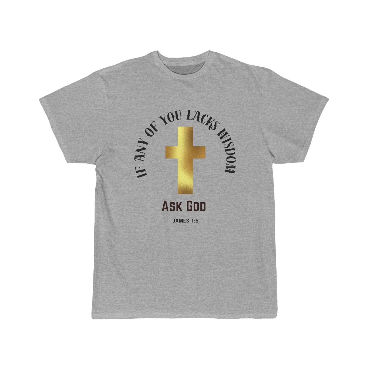 Men's Cross Tshirt, Christian Dad, Fathers Faith Tee, Gift Shirt , Faith Cross Shirt