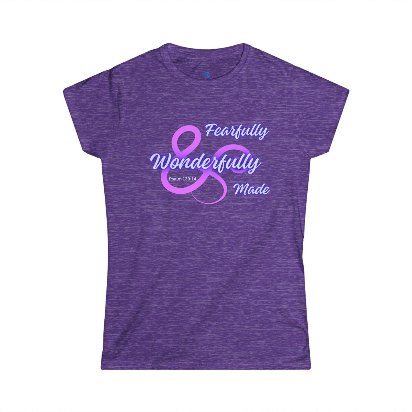Fearfully and Wonderfully Made bible verse t-shirt, Inspirational Faith Tee, beautiful gift for her