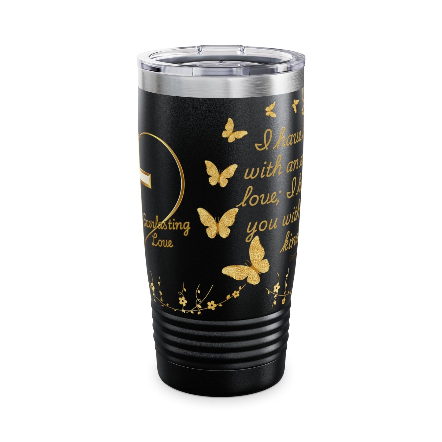 Faithful Love Tumbler, Christian Gift for Her, Everlasting Faith Tumbler, Unique Mom Gift, Religious Tumbler Cup