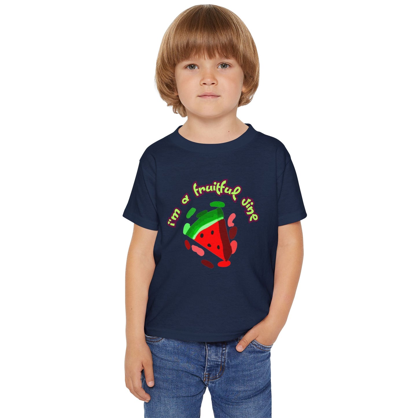 Kids Fruitful Vine Toddler T-shirt, Watermelon t-shirt for kids, gift for kids, inspirational tee