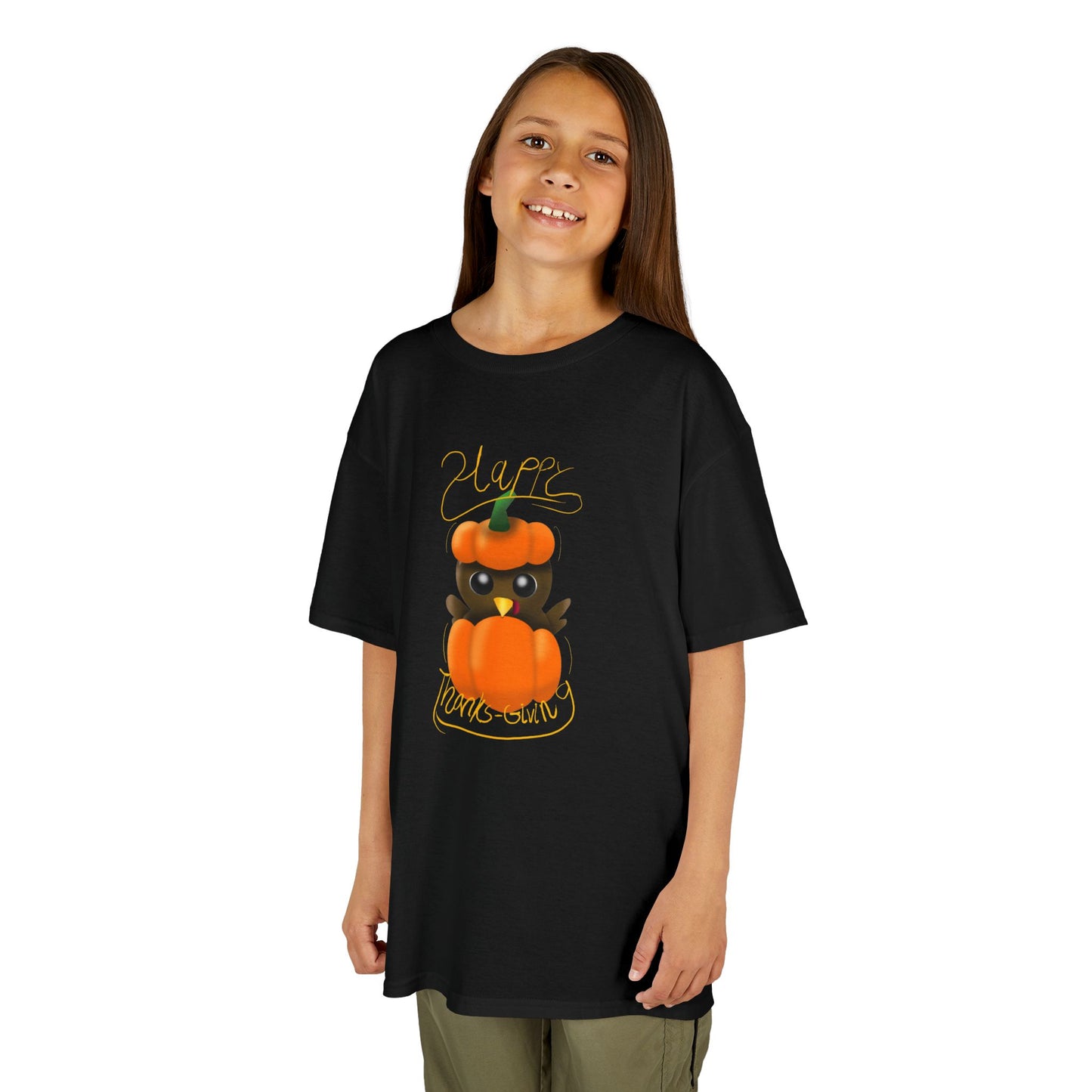 Kids Thanksgiving T-Shirt, gift for kids, inspirational festive tee