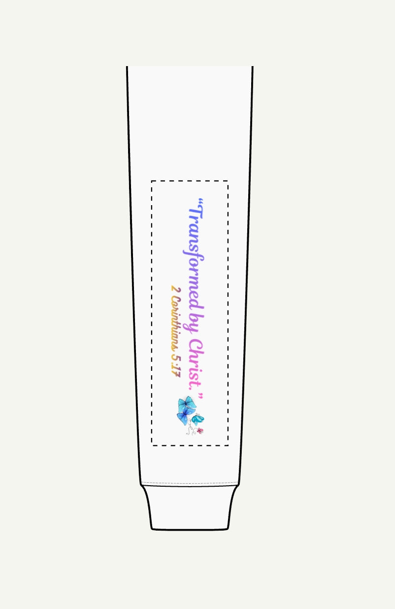 Inspirational Butterfly Hoodie , 100% Organic Cotton, scripture Sleeve, gift for Her , motivational Christian sweatshirt