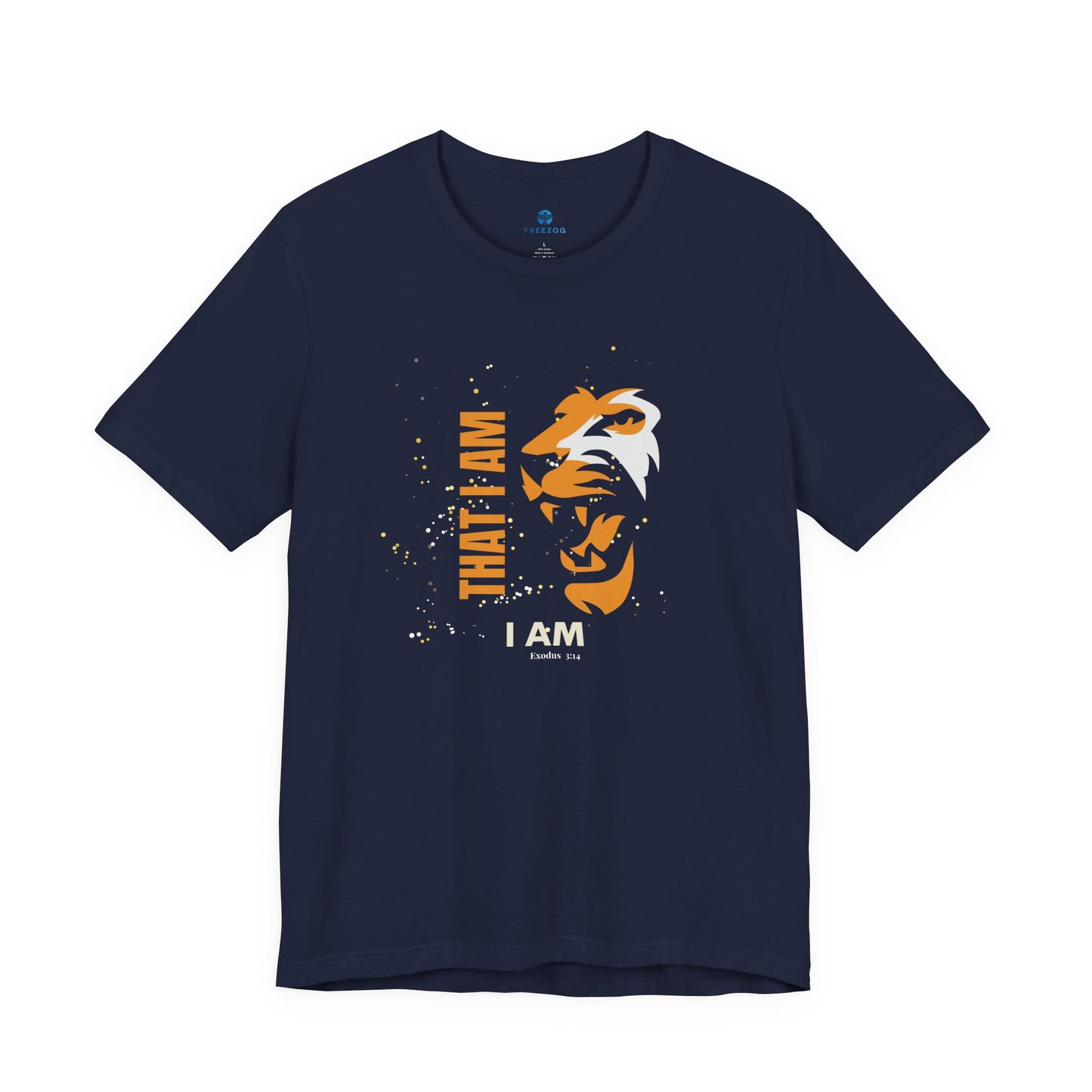 I AM That I AM Lion of Judah Shirt for Men | Revelation 5:5 Christian T-Shirt | Lion Tee | Jesus Faith Apparel | Christian Gift for Him