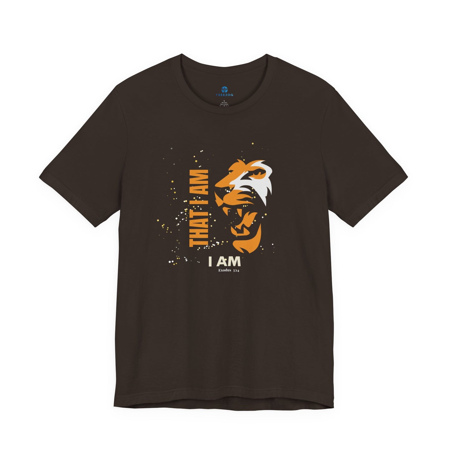 I AM That I AM Lion of Judah Shirt for Men | Revelation 5:5 Christian T-Shirt | Lion Tee | Jesus Faith Apparel | Christian Gift for Him
