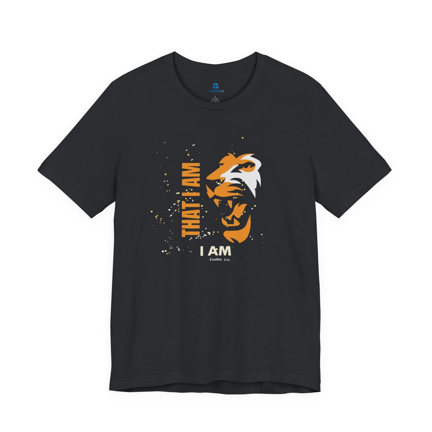 I AM That I AM Lion of Judah Shirt for Men | Revelation 5:5 Christian T-Shirt | Lion Tee | Jesus Faith Apparel | Christian Gift for Him