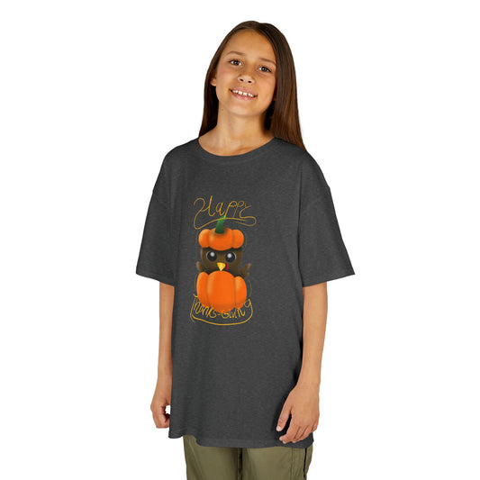 Kids Thanksgiving T-Shirt, gift for kids, inspirational festive tee