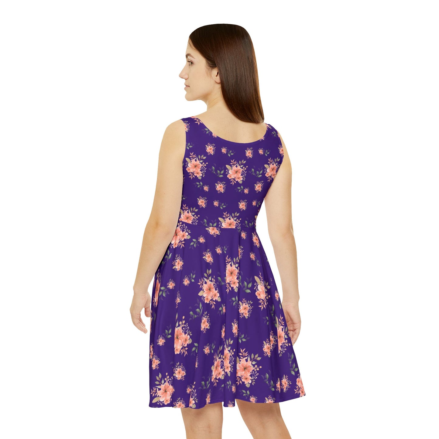 Flower Skater Dress, Summer dress,  Gift for Her
