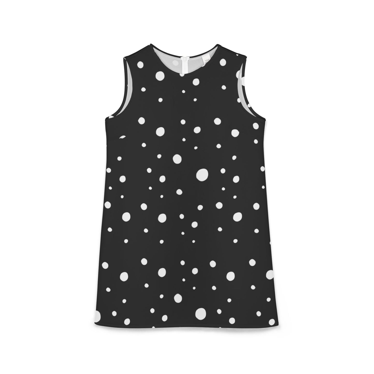 Sleeveless cute polka dot Dress