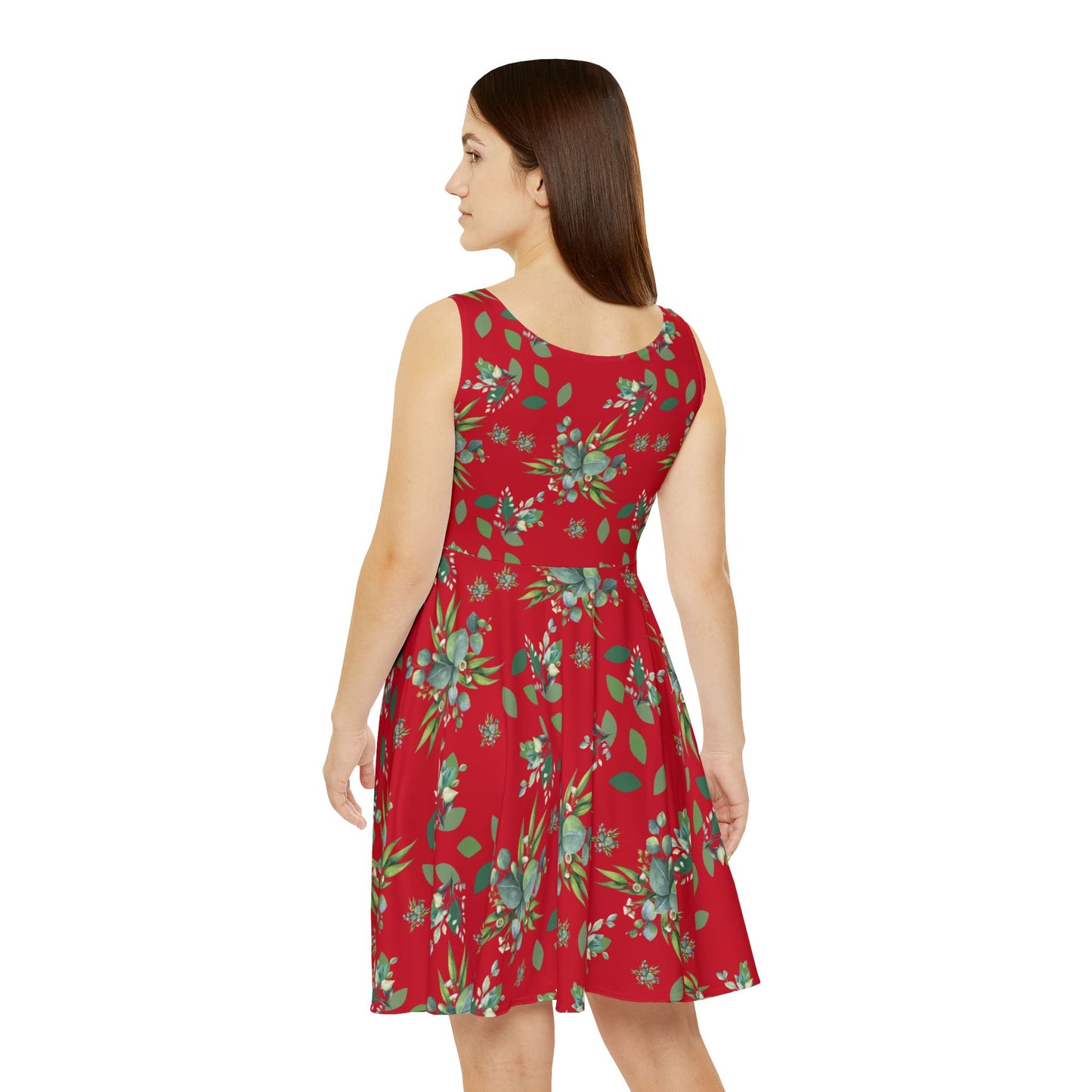 Flower Skater Dress, cute summer dress, gift for her