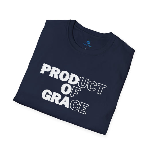 Product of Grace Design T-Shirt for Men - Gift for Him, Birthday and Holiday Gift