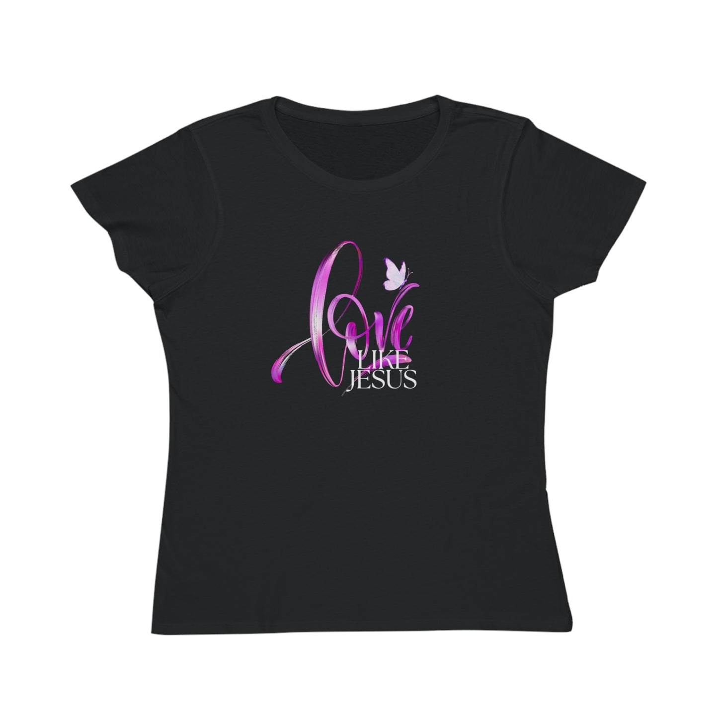 Love like Jesus shirt, Religious Women's T-Shirt,  Christian Gifts for Her, Organic Tee