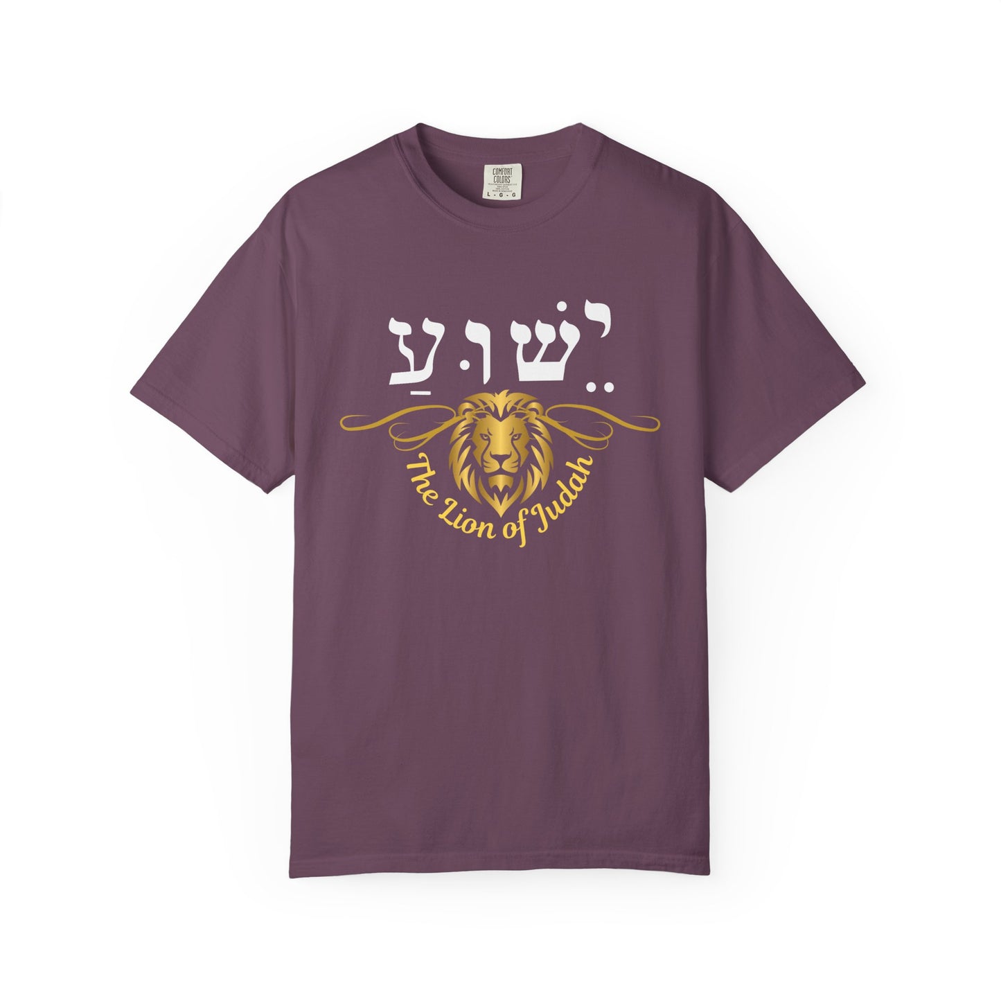 Lion of Judah Jesus Hebrew Name T-Shirt, Christian Gift for Him, Religious shirt