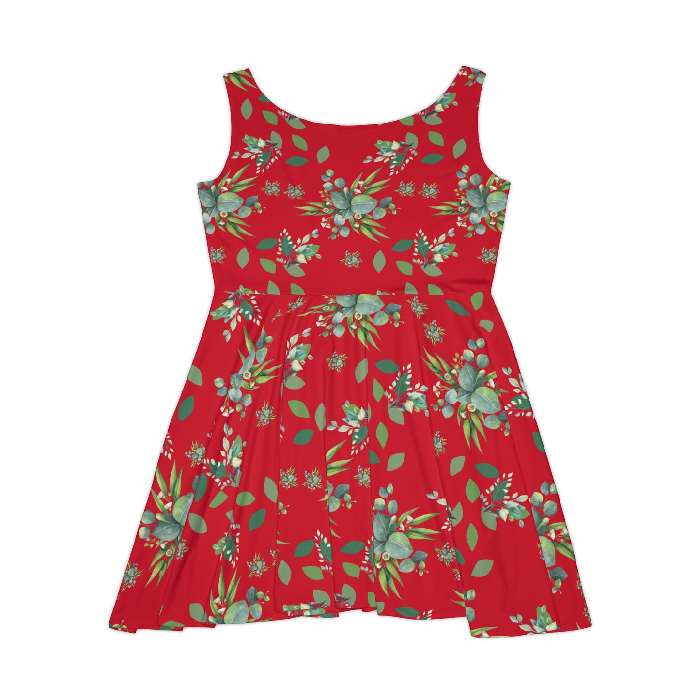 Flower Skater Dress, cute summer dress, gift for her